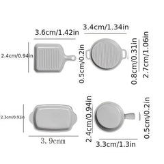 Dollhouse Baking Pan Steak Pan Cookware Kitchen Model