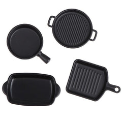 Dollhouse Baking Pan Steak Pan Cookware Kitchen Model