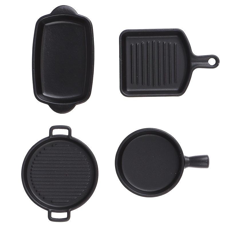 Dollhouse Baking Pan Steak Pan Cookware Kitchen Model
