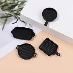 Dollhouse Baking Pan Steak Pan Cookware Kitchen Model