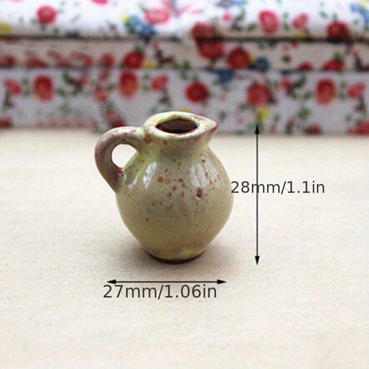 1:12 Ceramic Vase Dollhouse DIY Decor
