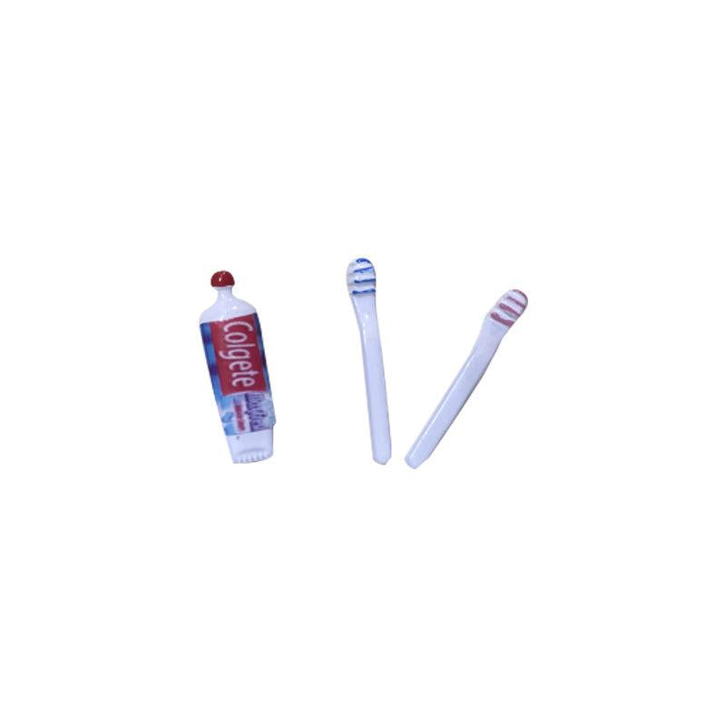 1pc Toothpaste & Toothbrush Set for Doll House Furniture