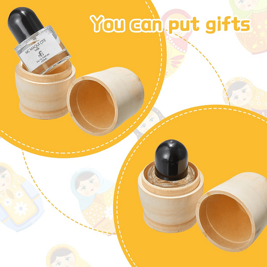 DIY Wooden Matryoshka Nesting Dolls Kit for Kids
