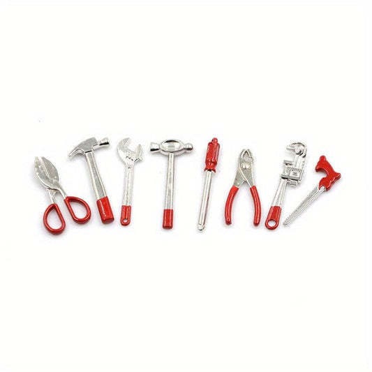 1:12 Scale Metal Hand Tools Set Dolls House Accessories