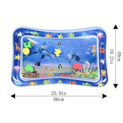 Kids Inflatable Water Mat with Music Tumbling Pad Toys