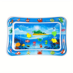 Kids Inflatable Water Mat with Music Tumbling Pad Toys