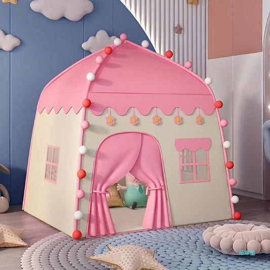 Kids Flower Castle Princess Room Tent Indoor Toy Game