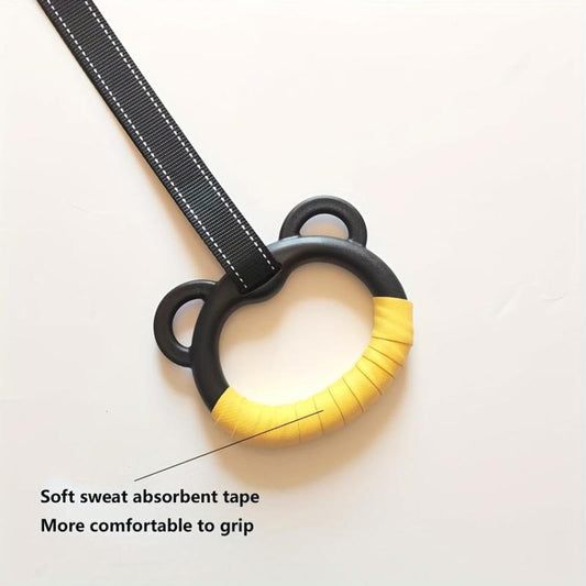 2pcs Home Fitness Ring Indoor Stretching Exercise Pull up Sports Ring