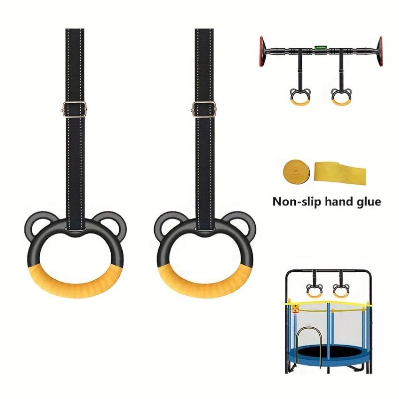 2pcs Home Fitness Ring Indoor Stretching Exercise Pull up Sports Ring
