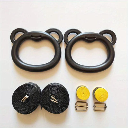2pcs Home Fitness Ring Indoor Stretching Exercise Pull up Sports Ring
