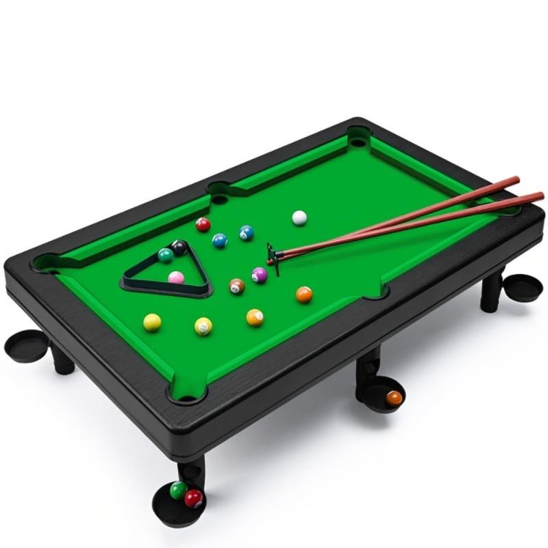 Mini Pool Billiards Toy Set Educational Desktop Game Parent Child Interaction