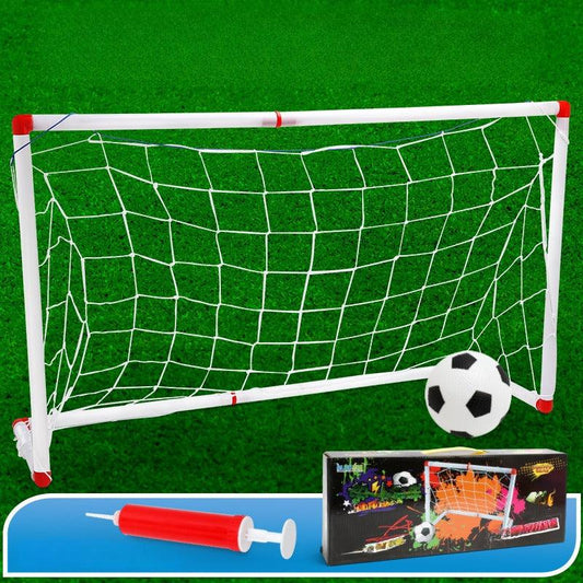 Football Gate Children's Puzzle Toy with Air Pump