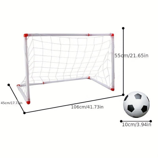 Football Gate Children's Puzzle Toy with Air Pump
