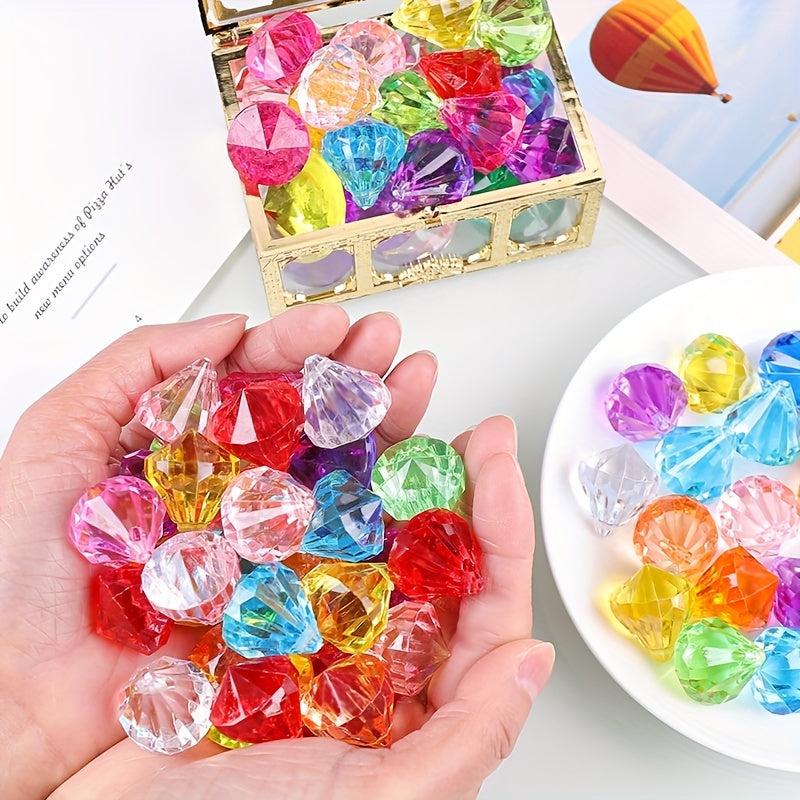 30pcs Gem Treasure Box Toys Unlock Pirate's Crystal Beach Adventure
