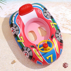 Children's Water Swimming Ring Seat Ring Car Horn Boat
