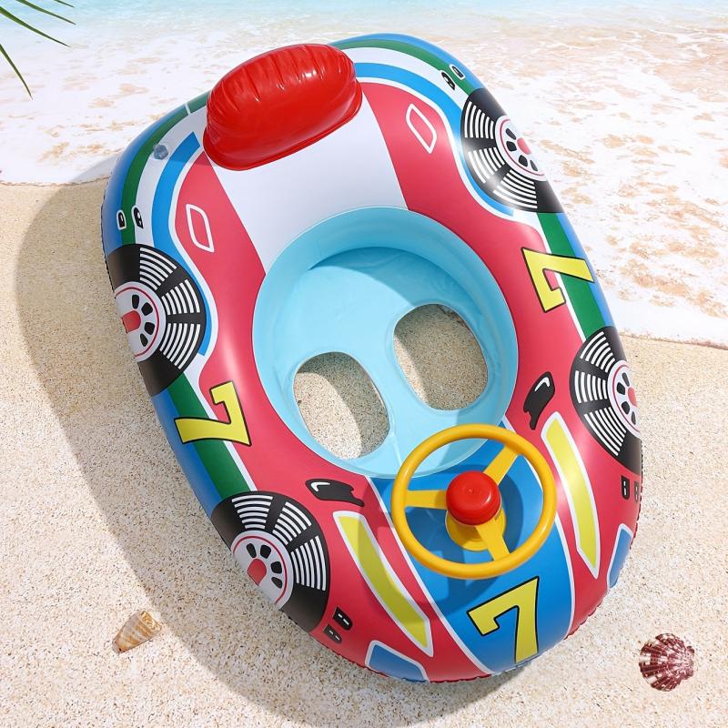 Children's Water Swimming Ring Seat Ring Car Horn Boat