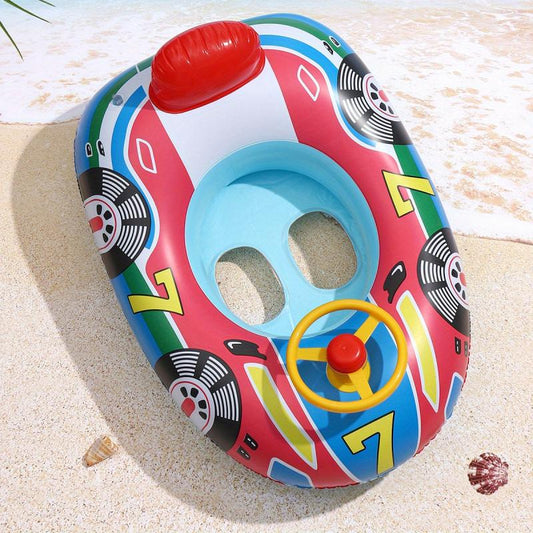 Children's Water Swimming Ring Seat Ring Car Horn Boat