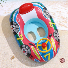 Children's Water Swimming Ring Seat Ring Car Horn Boat