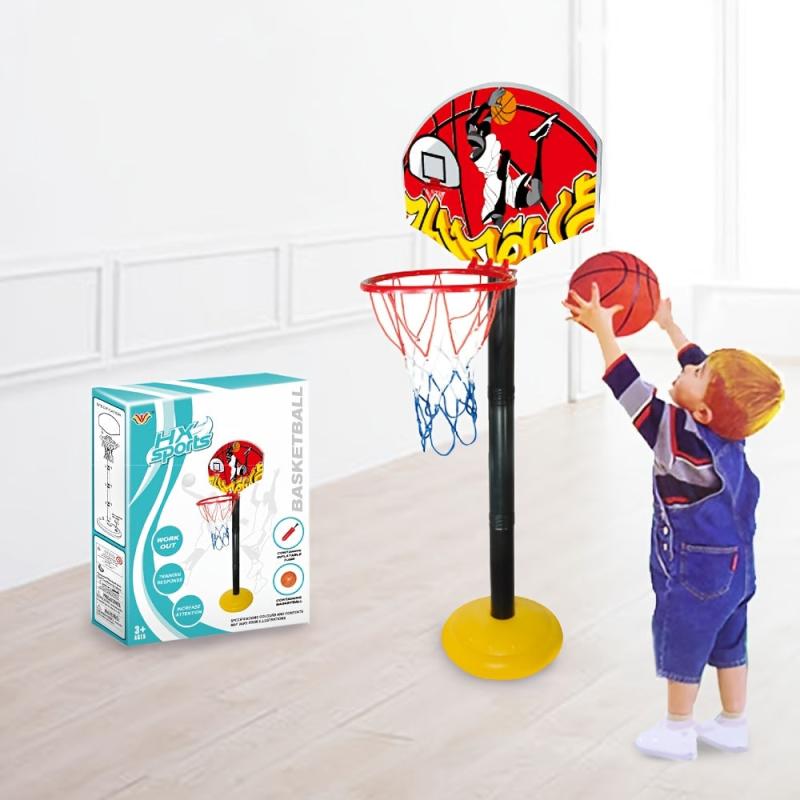 Children's Basketball Circle Adjustable Height Indoor/Outdoor Shooting Toy