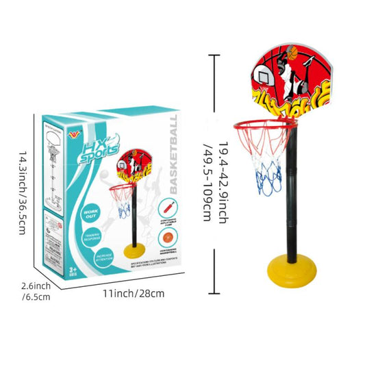 Children's Basketball Circle Adjustable Height Indoor/Outdoor Shooting Toy