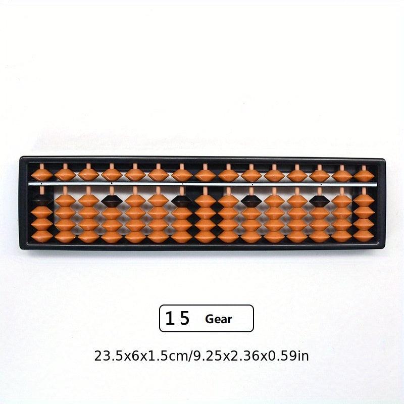 Children's Abacus 138 Beads 7 Rows Brown Beads Mental Arithmetic