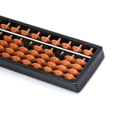 Children's Abacus 138 Beads 7 Rows Brown Beads Mental Arithmetic