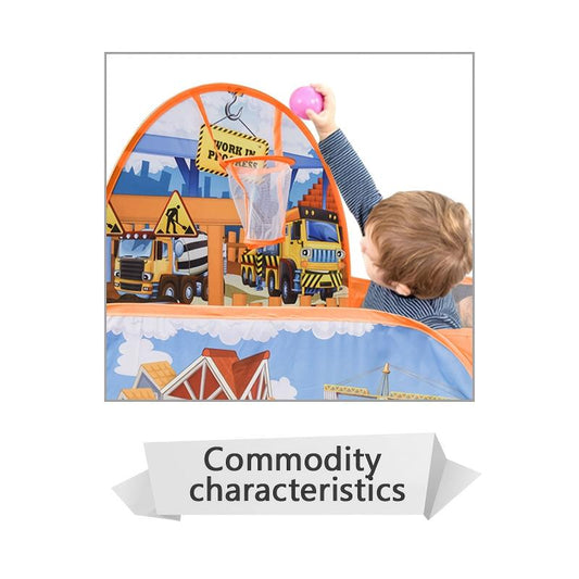 Kids Cartoon Car Shoot Pool Ocean Ball Pool Toy