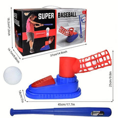 Kids' Baseball Launcher Set for Active Indoor & Outdoor Fun