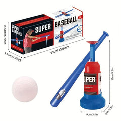 Kids' Baseball Launcher Set for Active Indoor & Outdoor Fun