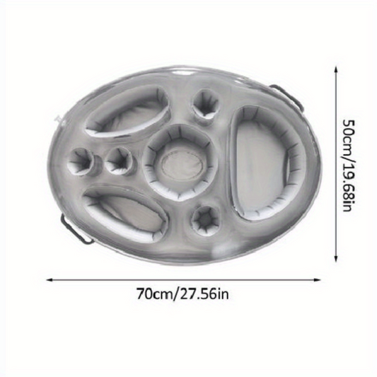 Inflatable Floating Snack Tray for Pool Parties