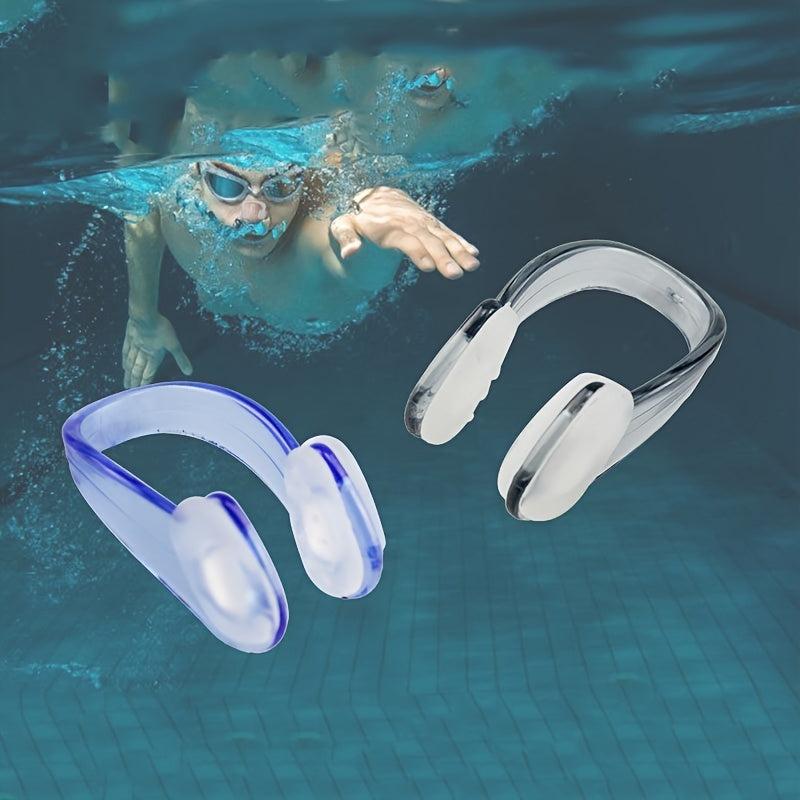 2pcs Kids Swimming Nose Clip Silicone Waterproof Nasal Plug