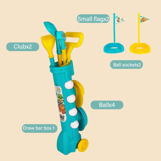 11pcs Mini Golf Club Set for Children's Sports Toys