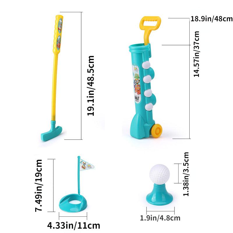 11pcs Mini Golf Club Set for Children's Sports Toys