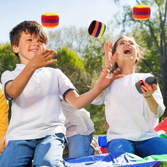 1pc Knitted Juggling Sacks Kick Balls For Kids Wool Footbag Sandbag