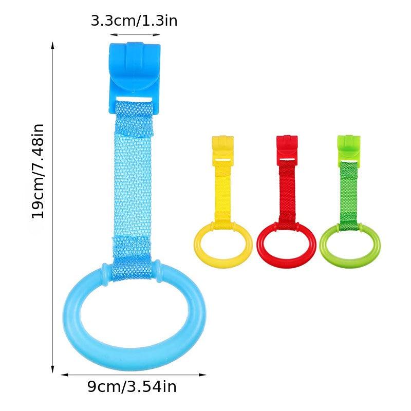 4pcs Pull Ring For Playpen Baby Crib Hooks General Use Hooks Baby Toys Pendants