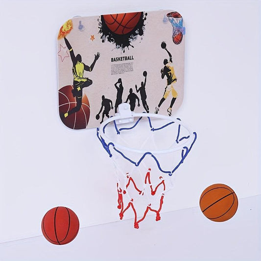 Small Basketball Trainer Indoor Needle Hole Hanging Suction Cup Basket