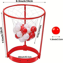 Head Hoop Basketball Party Game for Kids & Adults - Adjustable Net Headband