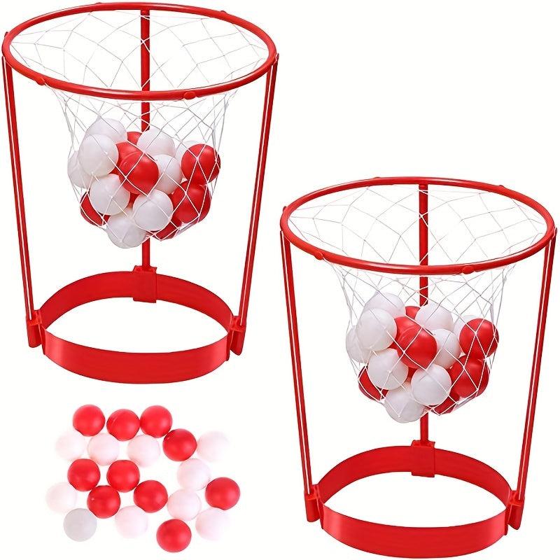 Head Hoop Basketball Party Game for Kids & Adults - Adjustable Net Headband