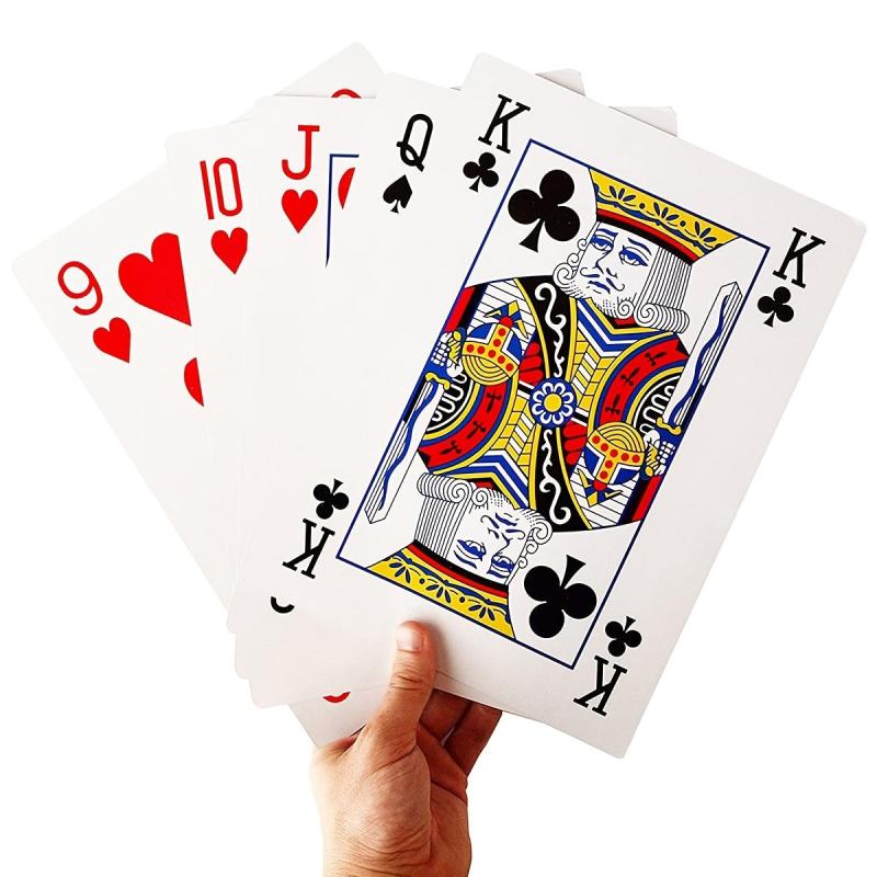 Jumbo Playing Cards Full Deck Huge Poker Oversize