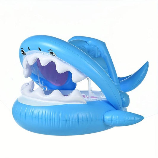 Cartoon Big Shark Inflatable Swimming Ring