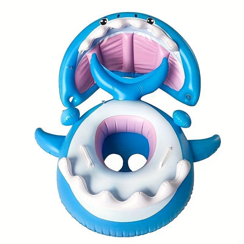 Cartoon Big Shark Inflatable Swimming Ring