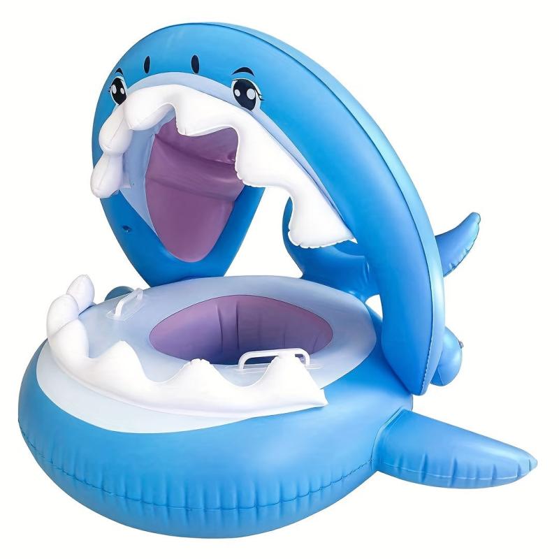 Cartoon Big Shark Inflatable Swimming Ring