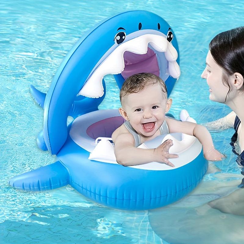 Cartoon Big Shark Inflatable Swimming Ring