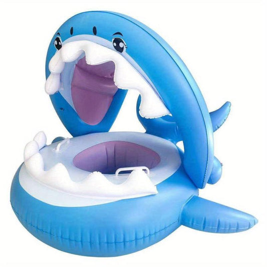 Cartoon Big Shark Inflatable Swimming Ring