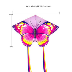 Colorful Butterfly Cartoon Kite with 50m String