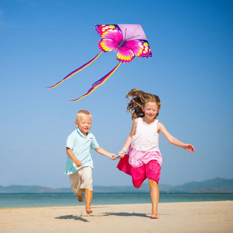 Colorful Butterfly Cartoon Kite with 50m String