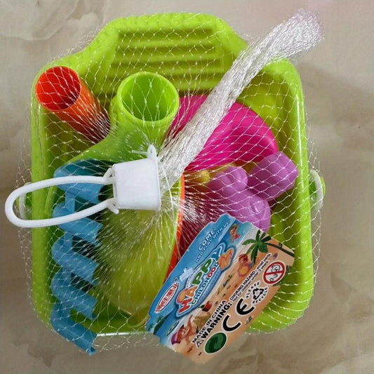 Kids Beach Adventure Water Play Sand Shovel & Bucket Set