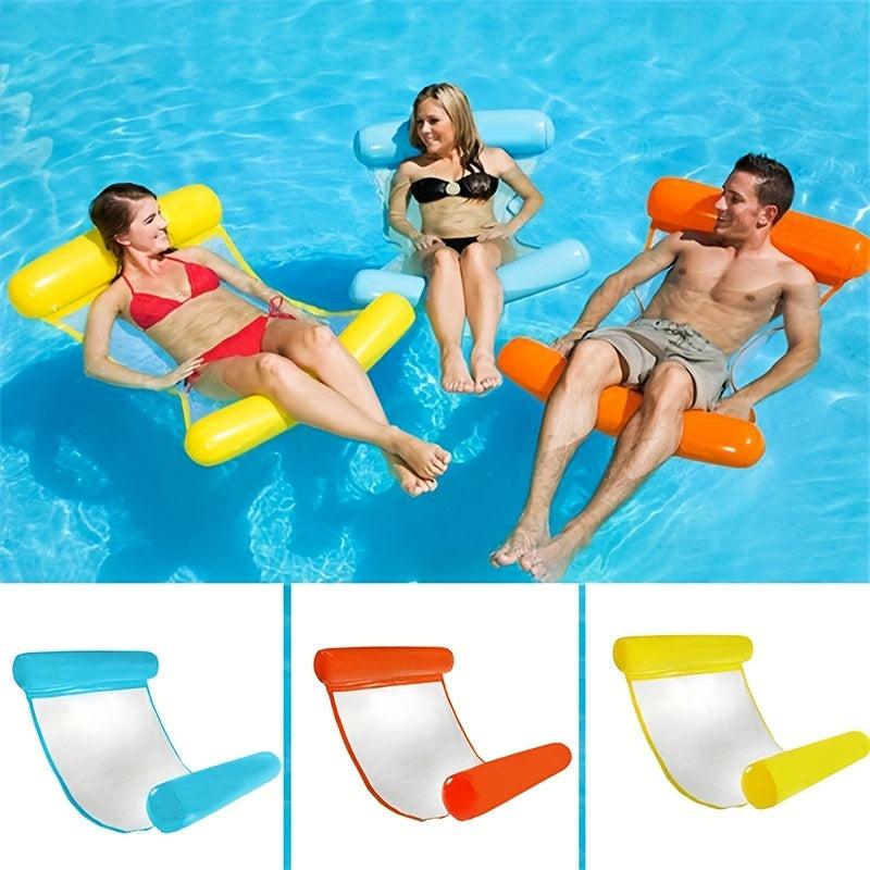 Summer Inflatable Floating Row Swimming Pool Water Hammock Air Mattresses Bed