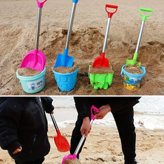 Kids Stainless Steel Beach Shovel Play Sand Tools Set Toy