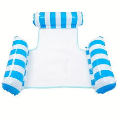 Inflatable Floating Row Pool Hanging Net Floating Row Water Clamp Net Recliner